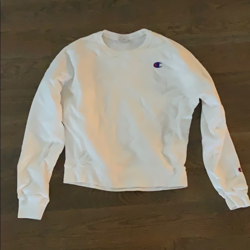White champion crew neck